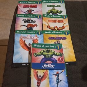 Marvel Avengers World of Reading Book Collection - Set Of 6